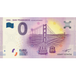Nota 0€ Usa - San Francisco Golden Gate Bridge 2019-1